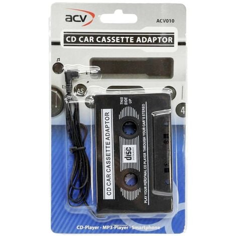 Adaptateur Cassette 3.5mm Jack AUX Voiture Audio lecteur mp3 CD iPhone sur  lecteur de cassettes audio - Cassette audio - Achat & prix