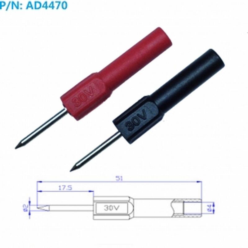 

AD4470Sonda de prueba punta de 2mm para banana 4mm