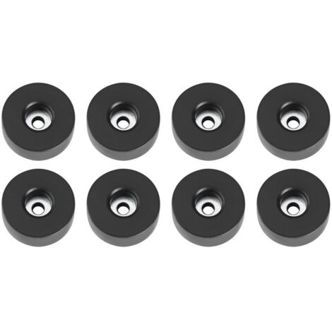 Adam Hall Hardware 4907 M8 AH - Bustina con set di 8 piedi in gomma 38 x 15 mm
