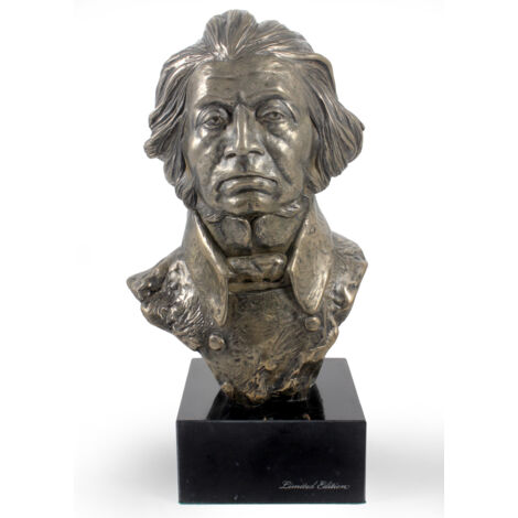 Adam Mickiewicz - Büste auf Marmor, Statuette einer berühmten Person, Dekoration für Büro, Schule und Hotel von Art-Dog