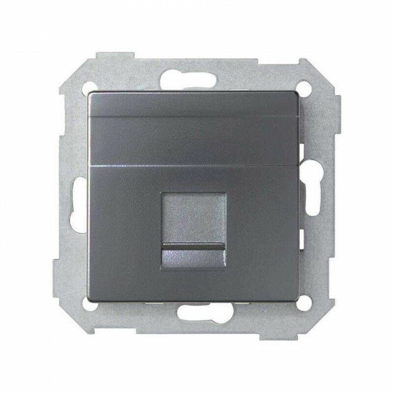 

Adaptador 1 conector RJ45 82 Concept 8200005-096 Titanio - Simon