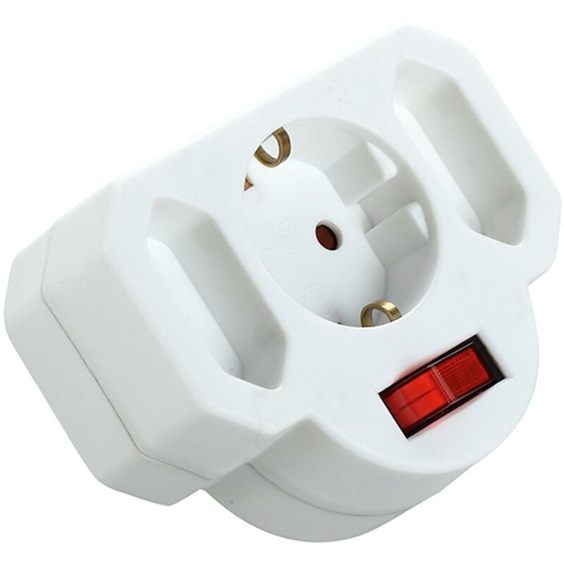 

Adaptador 10/16A 3 Tomas con interruptor - Orework