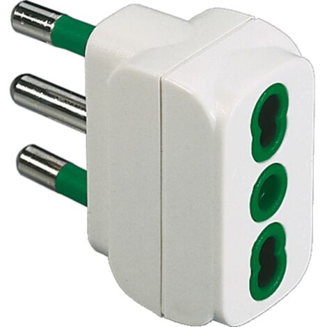 Adaptador 10/16A+T Blanco 82110 Fme