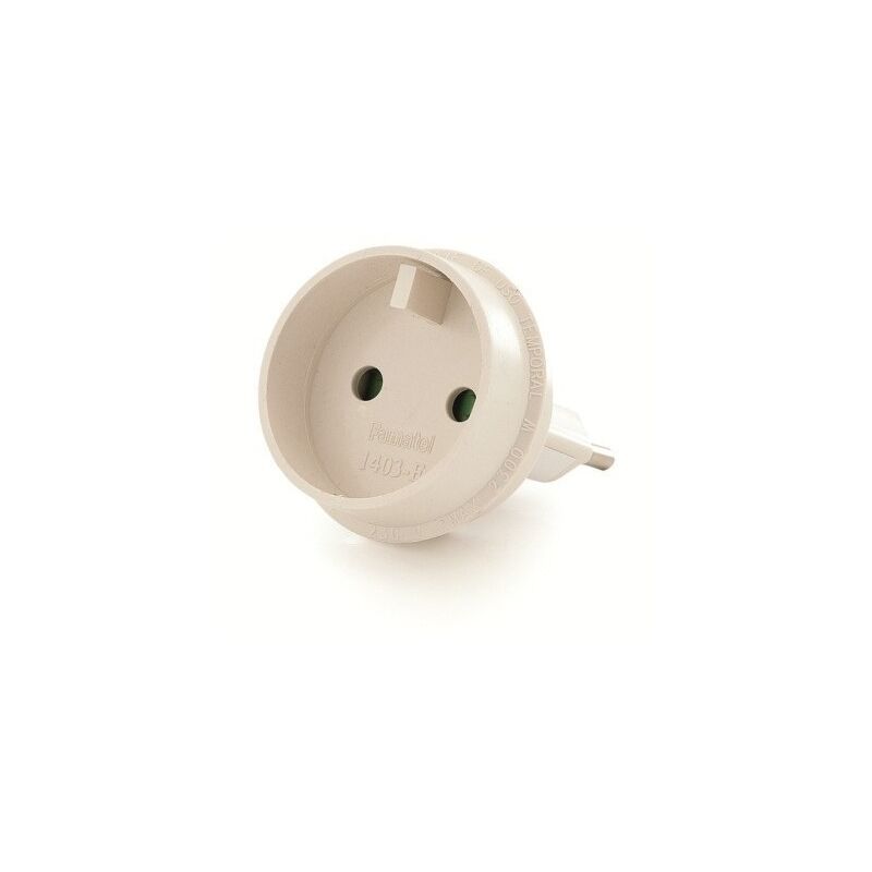 

Famatel - Adaptador Electricidad 48X63X48 10A-250V Eur-Universal Policarbonato Blanco Famat