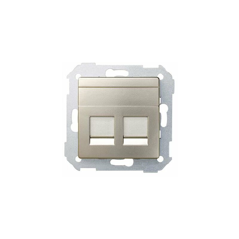 

Tapa Simon 82 informática RJ AMP doble 82006 | Cava 82006-34