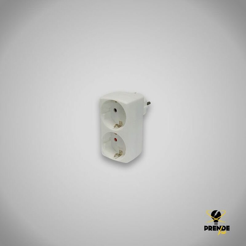 

Adaptador 2 tomas 16A 250V