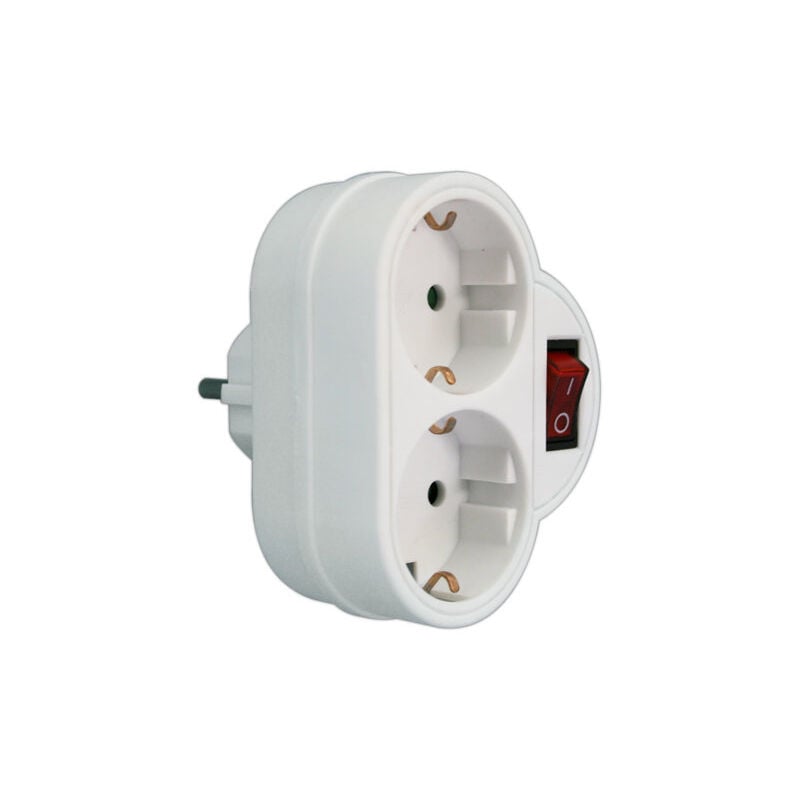 

Adaptador 2 tomas con interruptor 16A/250V . Con protección para niños 36.088 8430552138845 - Electro Dh
