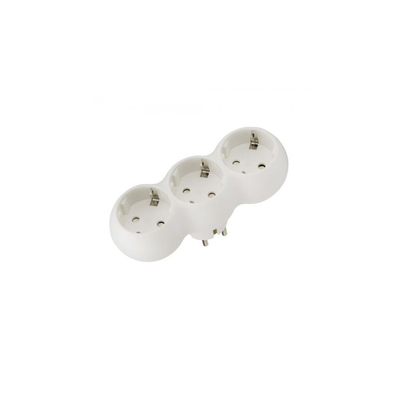 

Adaptador / ladrón 3 tomas 16 a. 250 v. schuko