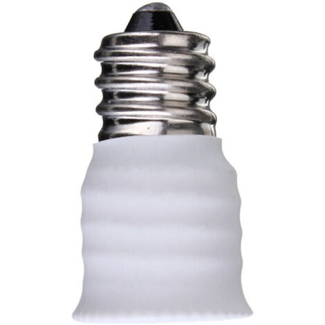 Adaptador 3x E12 a E14 Adaptador de bombilla LED Adaptador blanco