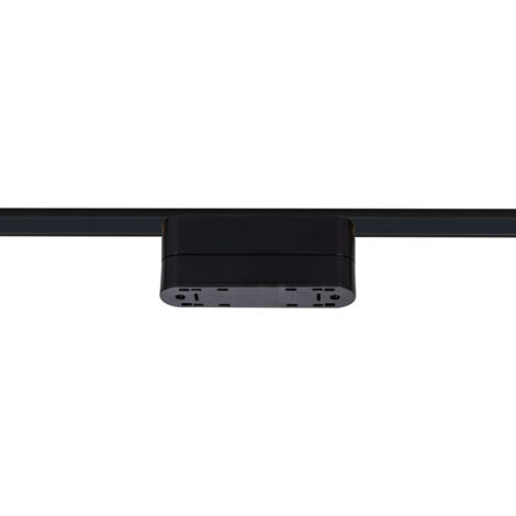 Adaptador 90º para Focos Carril Magnético 25mm SuperSlim 120mm Negro