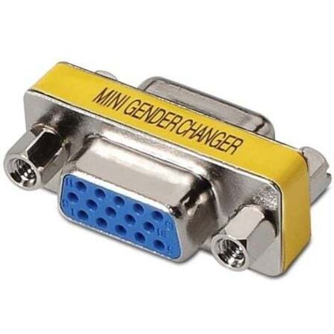 Adaptador Aisens A114-0082/ VGA Hembra - VGA Hembra