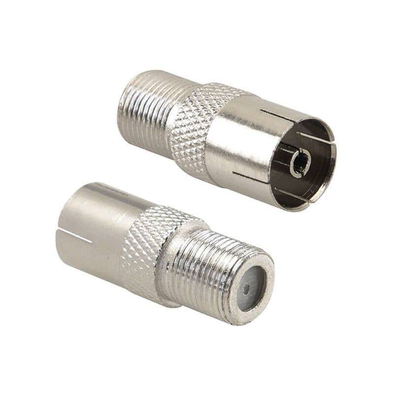 

Adaptador antena F hembra a coaxial hembra Negro