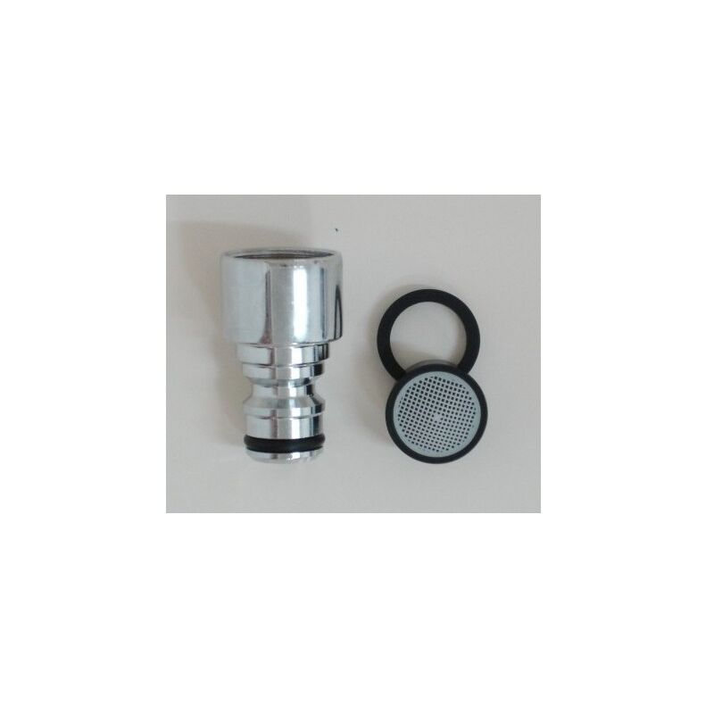 

Adaptador Automatico Rosca M-22 Hembra Laton Cromado S M