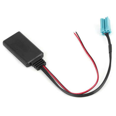 Adaptador AUX de 12 V y 6 pines con Bluetooth 4.1, compatible con Renault (Clio, Scénic, etc. 2005-2011) - Cable de conexión de audio inalámbrico