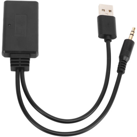 Adaptador Bluetooth 5.0 para BMW Serie 1, 3, 5, 6 y 7 con cable AUX, transmisión sin pérdidas, Plug & Play.