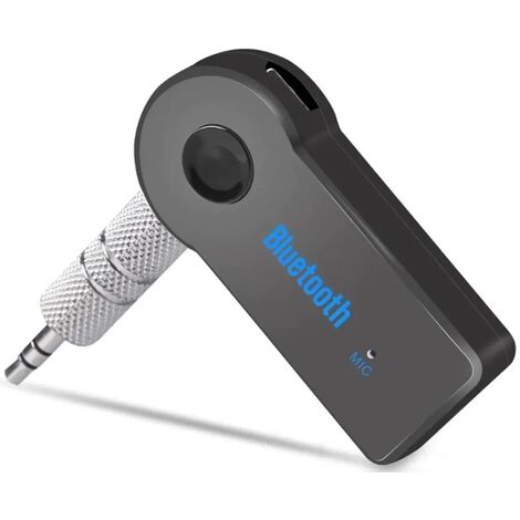 Adaptador Bluetooth Receptor auxiliar para automóvil Transmisor inalámbrico 3.0 Llamadas manos libres Escuchar música Duración de la batería Audio portátil Sistemas estéreo para el hogar Auriculares R