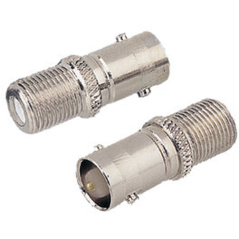 Adaptador BNC hembra a F hembra. Electro Dh 19.360 8430552058501