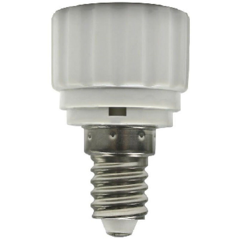 

Adaptador Casquillo E14 a GU10 Blanco 7hSevenOn Elec