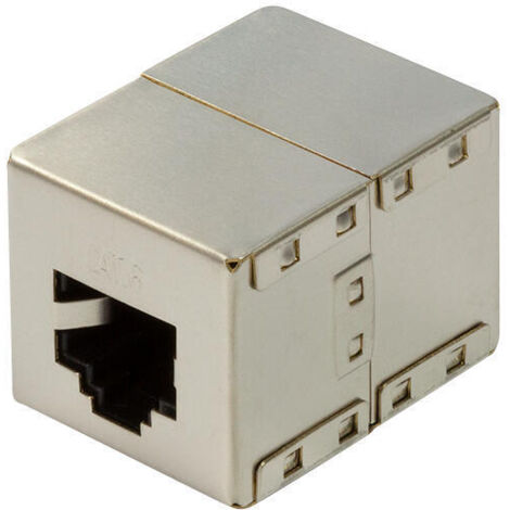ADAPTADOR CAT.6 RJ45 PARA EMPALMAR DOS CABLES RJ45