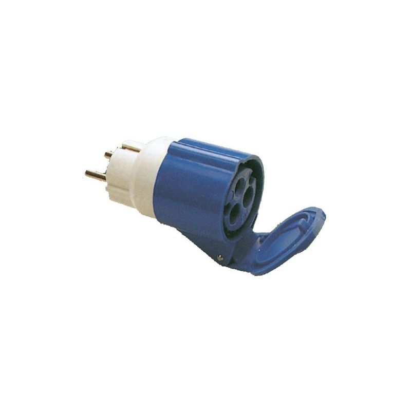 

Adaptador clavija Asein 1100063 SCH/2P+T 16A