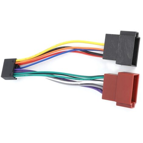 Adaptador conector hembra ISO Bus 16 pines – Compatible con Kenwood NC, recambio audio