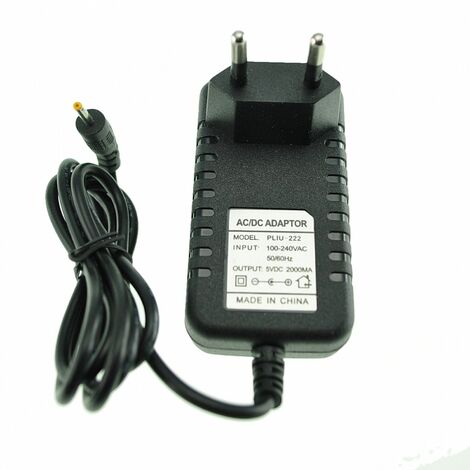 Adaptador corriente 5VDC 2A para tablets conector 2,5mm