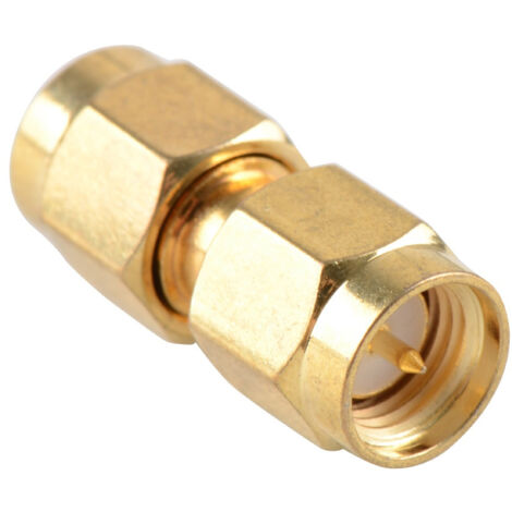 Adaptador de antena tipo barril SMA-M Gold
