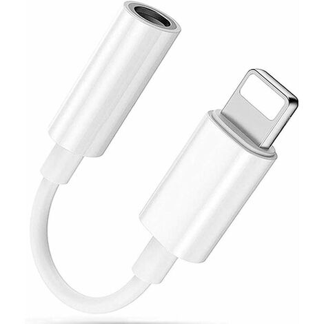 【Apple MFi Certificado】 2 Pack Adaptador Auriculares iPhone 4 en 1 Adaptador de Cargador Dual Lightning AUX Divisor de Cable Dongle Compatible con iPhone 13/12/11/X/XR/8/7 