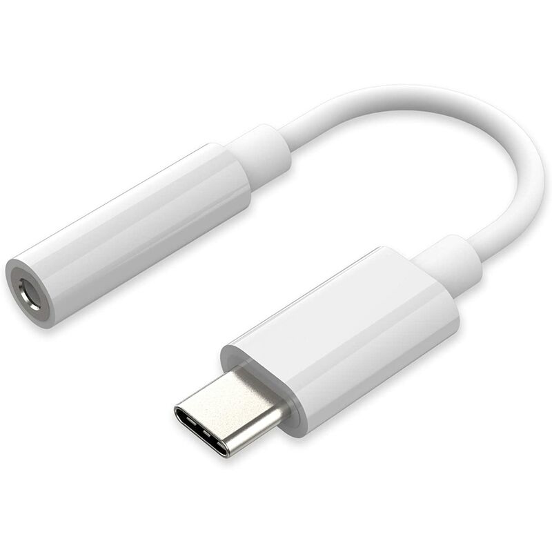 

Adaptador de auriculares USB C, adaptador de audio USB C de 3,5 mm Adaptador de conector USB tipo C 3 en 1 para Huawei P40 P30 P20 Pro / Mate10 / 20