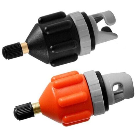 Adaptador de bomba SUP, adaptador de válvula, adaptador de válvula SUP, adaptador de bomba inflable, adaptador de bomba inflable portátil para canoa, kayak y bote auxiliar.