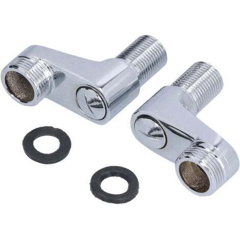 Adaptador de brazo giratorio para grifo de ducha G1/2 a G3/4, manguera de agua fría y caliente, accesorio fijo para baño