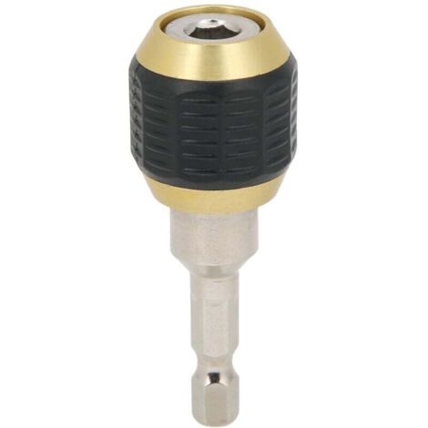 Adaptador de cambio rápido para taladro eléctrico, conector de 1/4", vástago hexagonal, convertidor abatible de 60 mm/2,4".