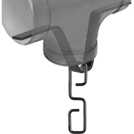 Adaptador de canalón de cadena de lluvia a prueba de óxido en forma de V, gancho adaptador de canalón de cadena de lluvia adecuado para salida de bajada, resistente y,España