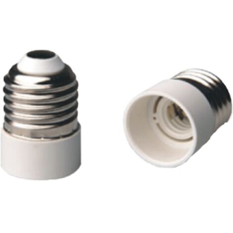 Adaptador de Casquillo de Portalámparas E27 a E14 (Solo Instalaciones 12V o Inferiores)