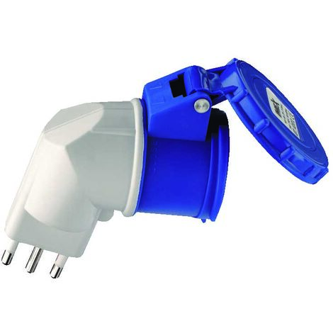 Adaptador de clavija en peine A16 para toma CEE 220v