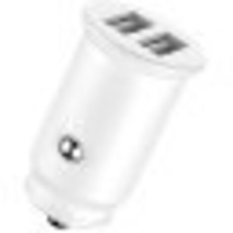 ADAPTADOR DE COCHE ENJOY BLANCO 2 USB X 5V/24A