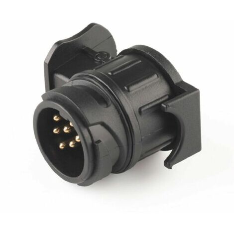 Adaptador de conector de remolque impermeable de 12 V y 13 pines a 7 pines para coche