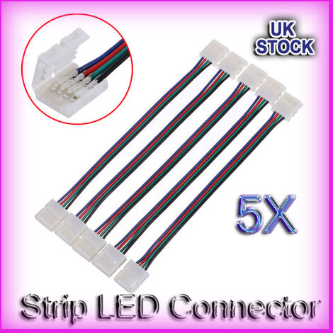 Conector para Tira de LED Monocoromo 8mm + cable con puntas