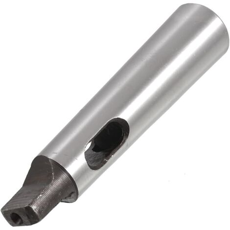 Adaptador de cono Morse de husillo MT3 a eje MT2 de 112 mm de longitud de sourcingmap para torno