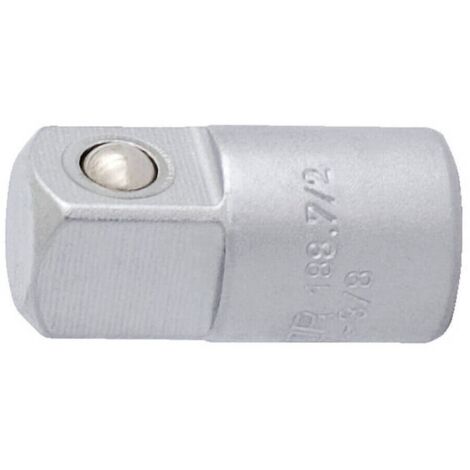 Adaptador de dado Unior 188 7 2 cromo 10 cm