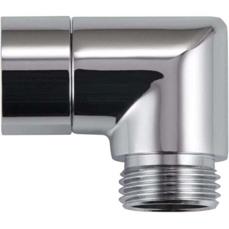 Adaptador de ducha de mano de 90 grados, codo para ducha de mano