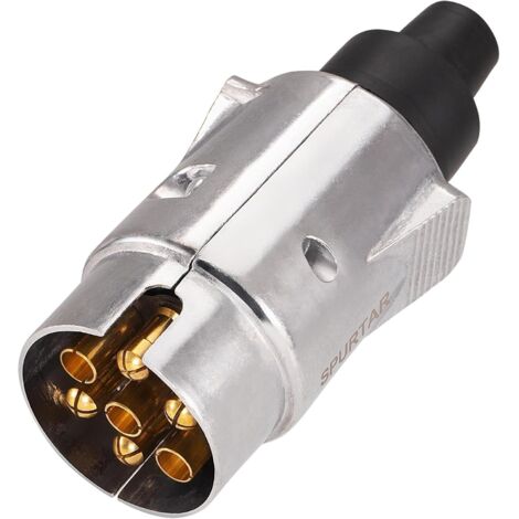 Adaptador de enchufe de remolque de 7 pines, arnés de cableado de 12 V, 4 enchufes macho y 3 hembra, estándar europeo, accesorios eléctricos.