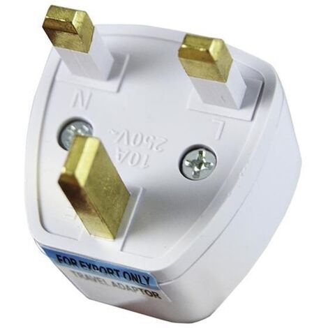 Adaptador de enchufe inglés JBM 13816
