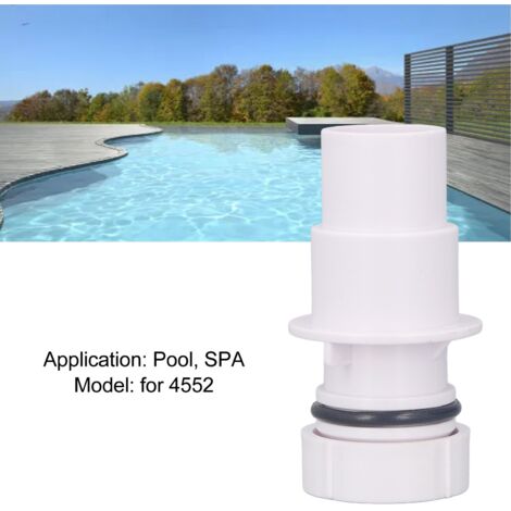 Adaptador de filtro para bomba de piscina Intex 4552 - 3,17 cm x 3,81 cm - Plástico resistente