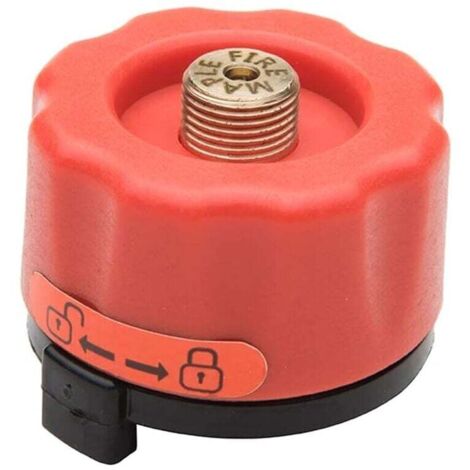 Adaptador de gas para estufa de camping KZQ, adaptador de bombona de gas, convertidor de cartucho de butano a cartucho de gas de rosca para uso en exteriores.