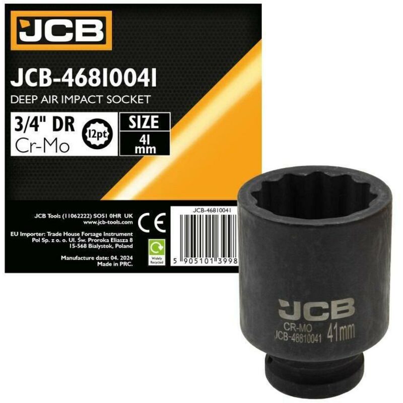 Adaptador de impacto profundo 3/4