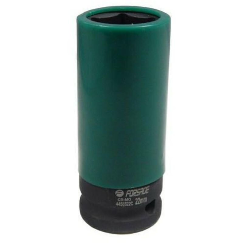 Adaptador de impacto profundo para llantas de aleación con casquillo de seguridad 17mm 1/2