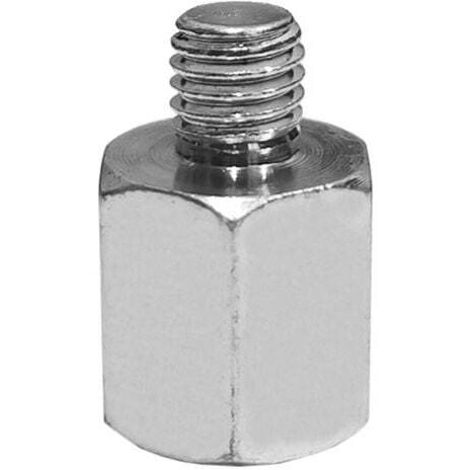 Adaptador de interfaz para amoladora angular M14 a M10, accesorio práctico para pulidora, modelo plateado.