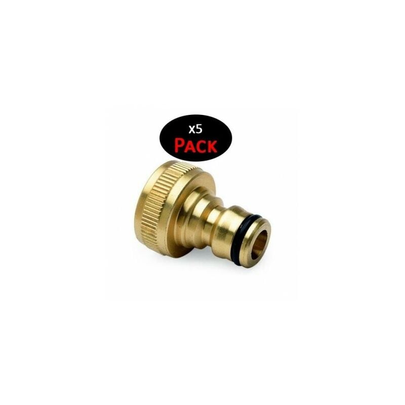 

Adaptador de latón hembra para grifos de 1/2' (Pack de 5 Unidades)