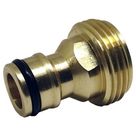 Adaptador de latón para grifos con rosca macho 3/4"
